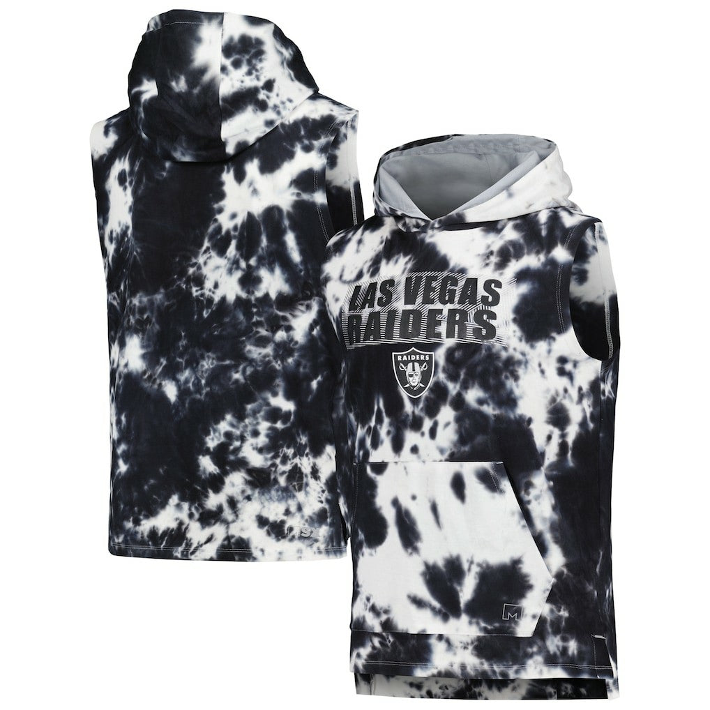 Las Vegas Raiders MSX by Michael Strahan Resistance Sleeveless Pullover Hoodie - Black - NFL