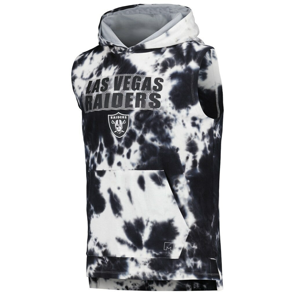 Las Vegas Raiders MSX by Michael Strahan Resistance Sleeveless Pullover Hoodie - Black - NFL