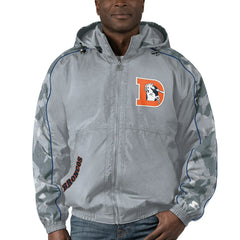 Denver Broncos Starter Thursday Night Gridiron Throwback Full-Zip Jacket - Gray - NFL