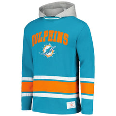 Miami Dolphins Tommy Hilfiger Ivan Fashion Pullover Hoodie - Aqua - NFL