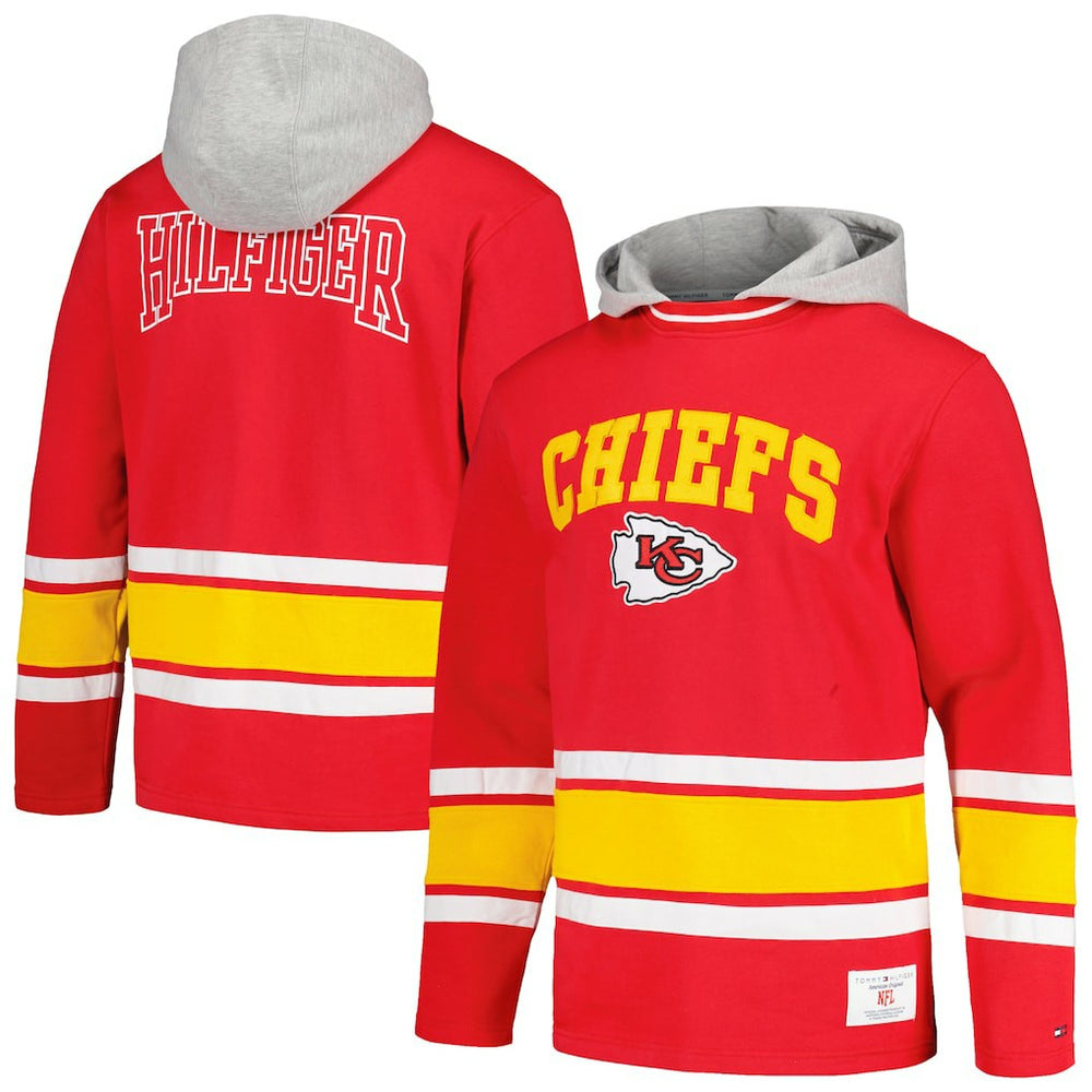 Kansas City Chiefs Tommy Hilfiger Ivan Fashion Pullover Hoodie - Red - NFL