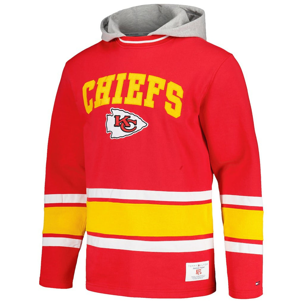 Kansas City Chiefs Tommy Hilfiger Ivan Fashion Pullover Hoodie - Red - NFL