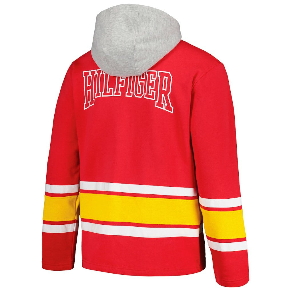 Kansas City Chiefs Tommy Hilfiger Ivan Fashion Pullover Hoodie - Red - NFL