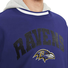 Baltimore Ravens Tommy Hilfiger Ivan Fashion Pullover Hoodie - Purple - NFL