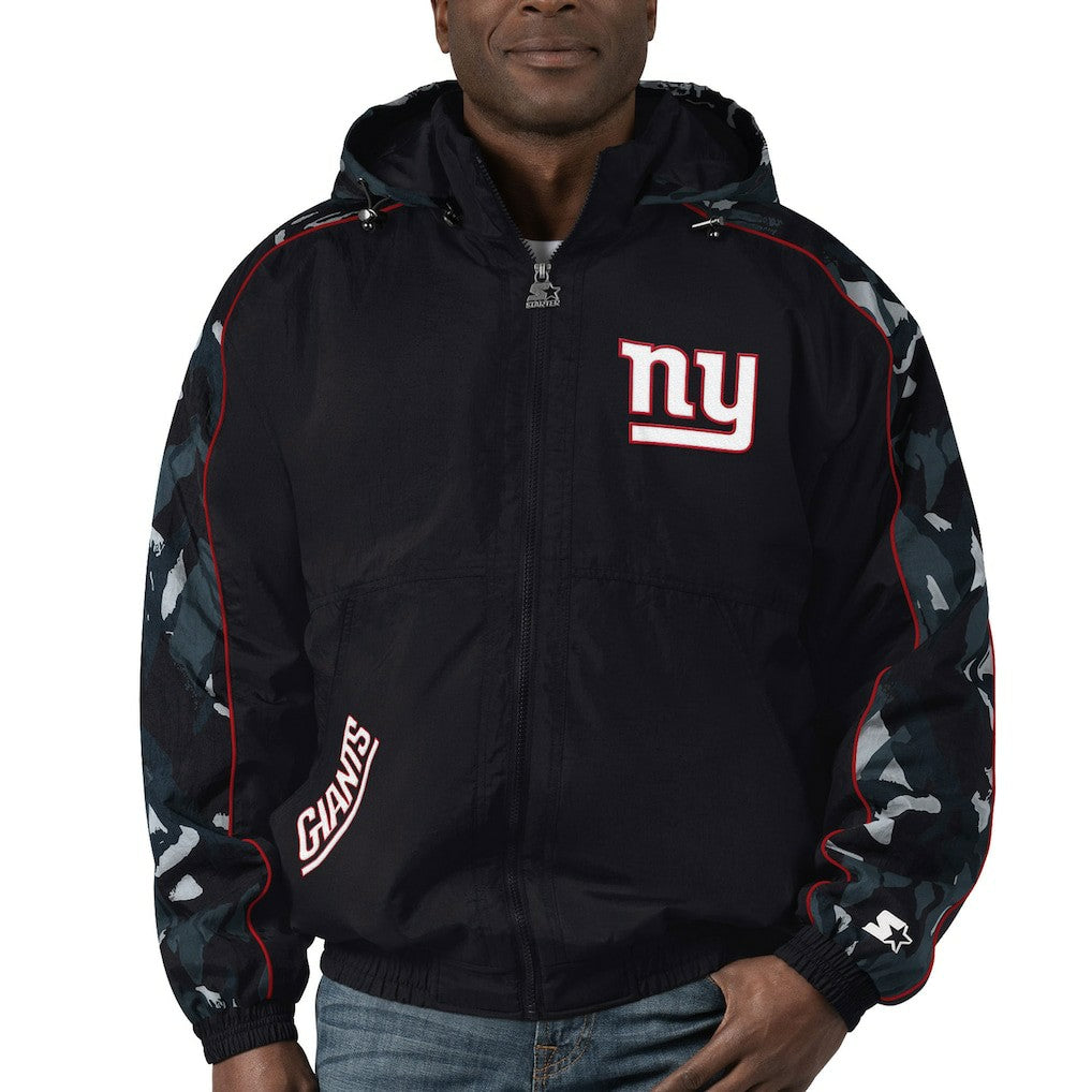 New York Giants Starter Thursday Night Gridiron Full-Zip Hoodie - Black - NFL