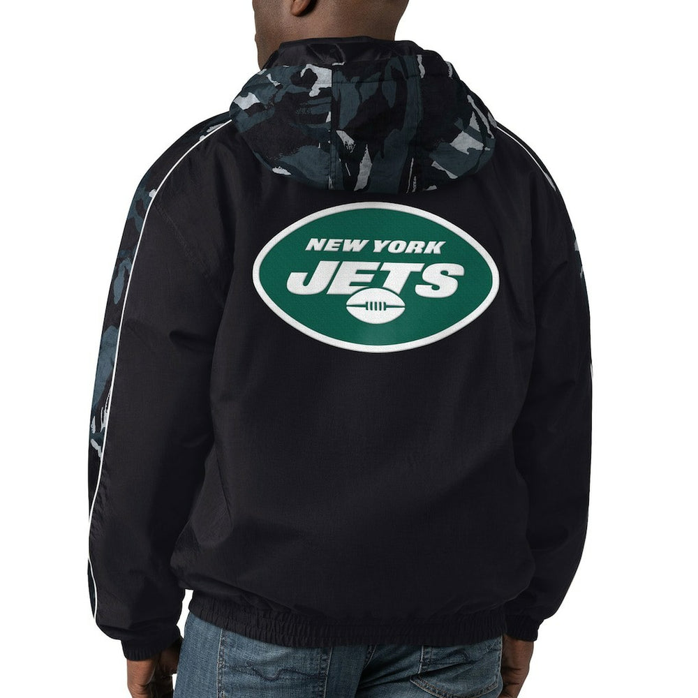New York Jets Starter Thursday Night Gridiron Full-Zip Hoodie - Black - NFL