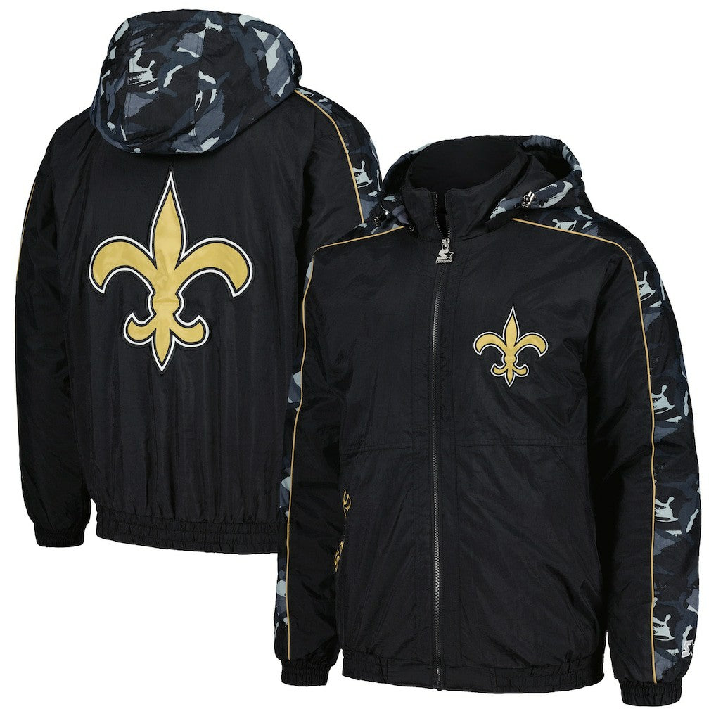 New Orleans Saints Starter Thursday Night Gridiron Full-Zip Hoodie - Black - NFL