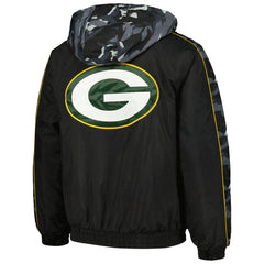 Green Bay Packers Starter Thursday Night Gridiron Full-Zip Hoodie - Black - NFL