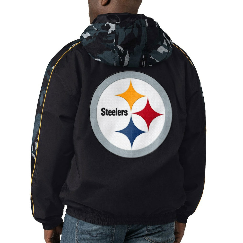 Pittsburgh Steelers Starter Thursday Night Gridiron Full-Zip Hoodie - Black - NFL