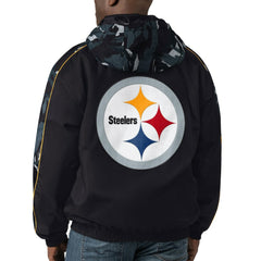 Pittsburgh Steelers Starter Thursday Night Gridiron Full-Zip Hoodie - Black - NFL