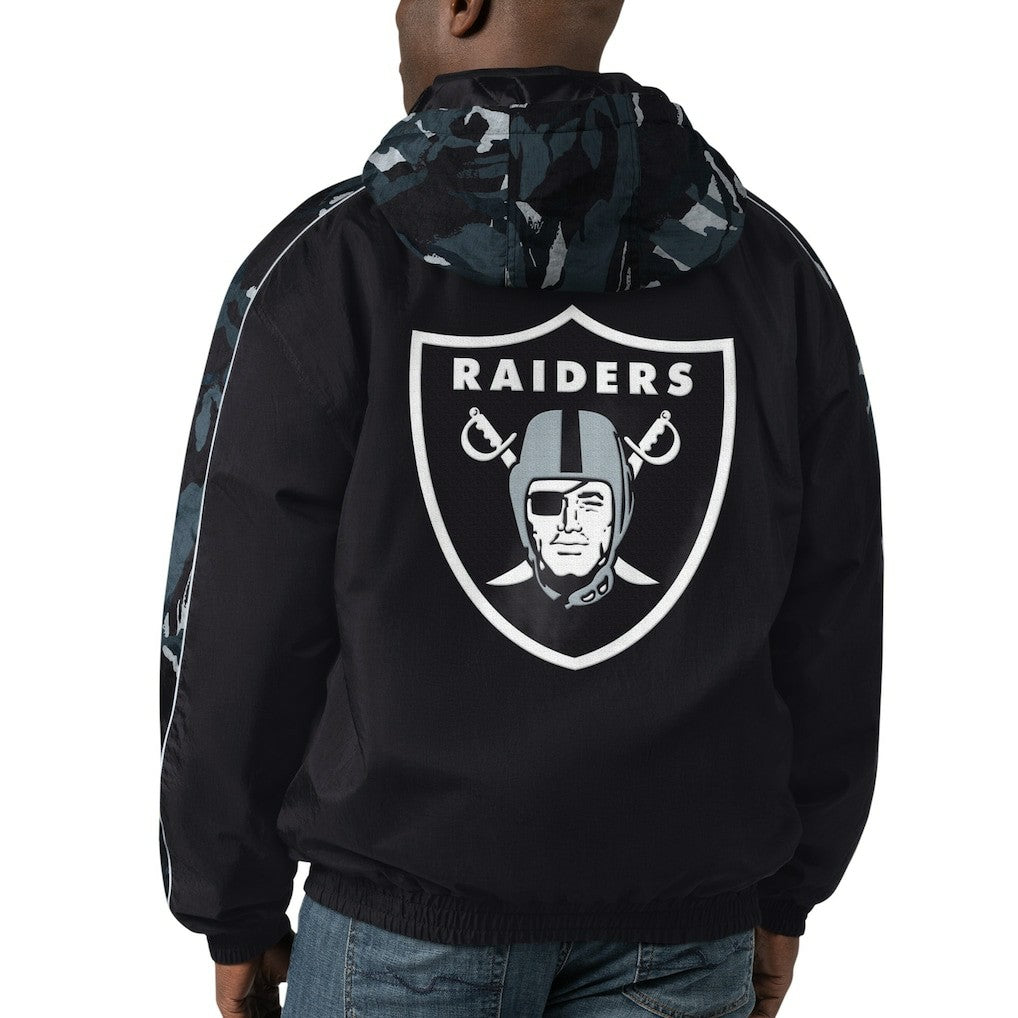 Las Vegas Raiders Starter Thursday Night Gridiron Full-Zip Hoodie - Black - NFL