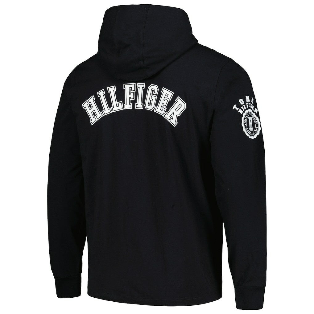 Las Vegas Raiders Tommy Hilfiger Morgan Long Sleeve Hoodie T-Shirt - Black - NFL