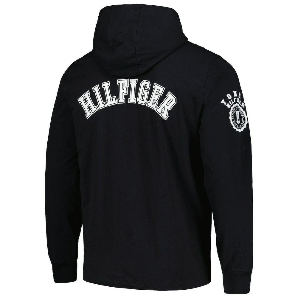 Las Vegas Raiders Tommy Hilfiger Morgan Long Sleeve Hoodie T-Shirt - Black - NFL