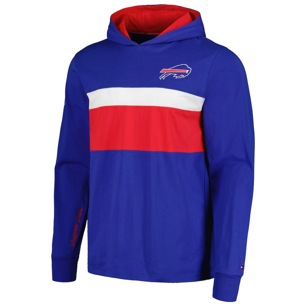 Buffalo Bills Tommy Hilfiger Morgan Long Sleeve Hoodie T-Shirt - Royal - NFL