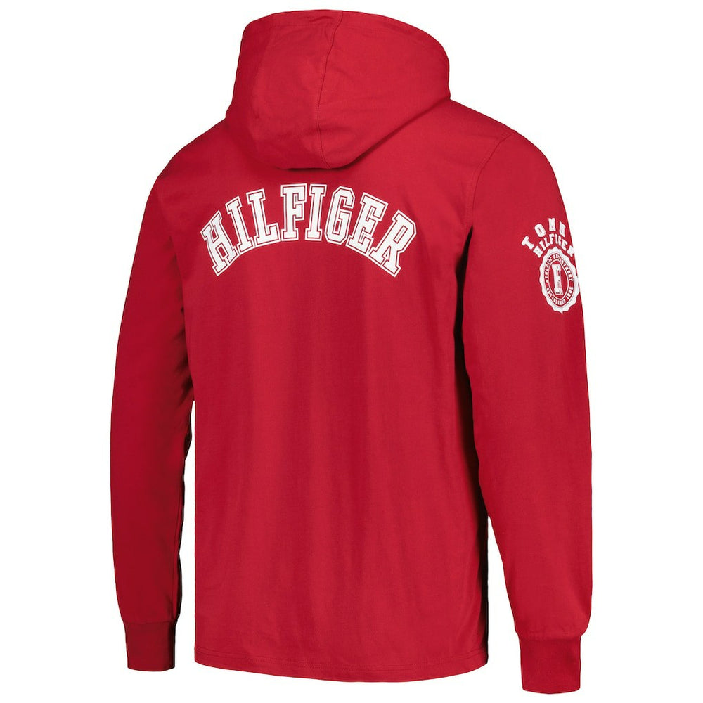 Arizona Cardinals Tommy Hilfiger Morgan Long Sleeve Hoodie T-Shirt - Cardinal - NFL