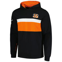 Cincinnati Bengals Tommy Hilfiger Morgan Long Sleeve Hoodie T-Shirt - Black - NFL