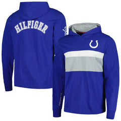 Indianapolis Colts Tommy Hilfiger Morgan Long Sleeve Hoodie T-Shirt - Royal - NFL