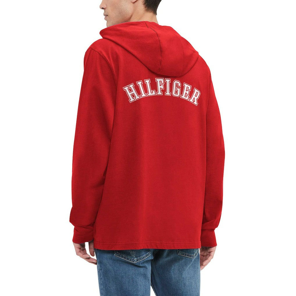 Atlanta Falcons Tommy Hilfiger Morgan Long Sleeve Hoodie T-Shirt - Red - NFL