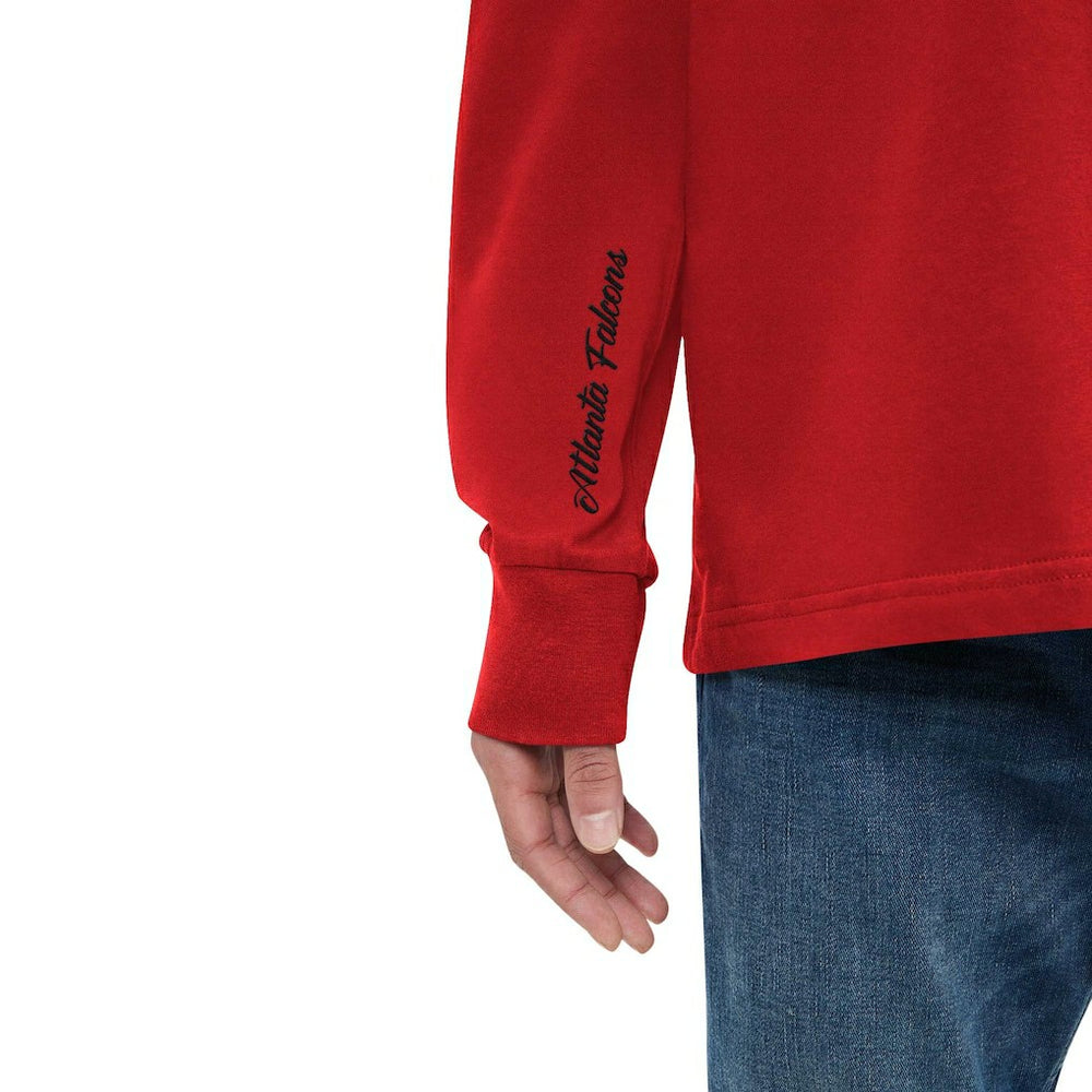 Atlanta Falcons Tommy Hilfiger Morgan Long Sleeve Hoodie T-Shirt - Red - NFL