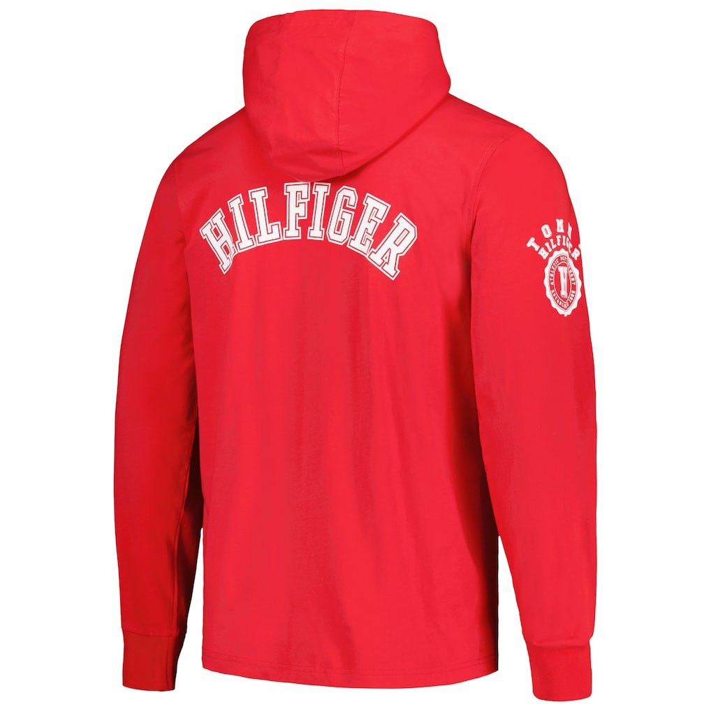 Kansas City Chiefs Tommy Hilfiger Morgan Long Sleeve Hoodie T-Shirt - Red - NFL