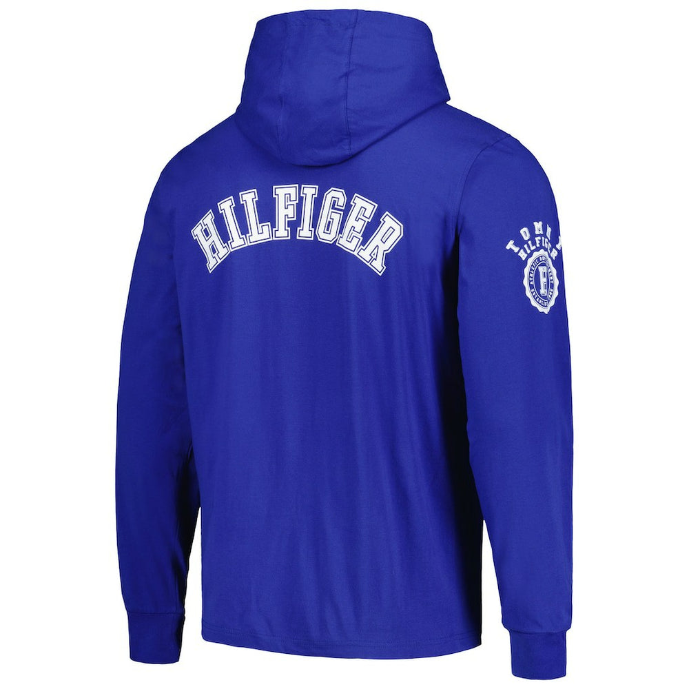 Los Angeles Rams Tommy Hilfiger Morgan Long Sleeve Hoodie T-Shirt - Royal - NFL