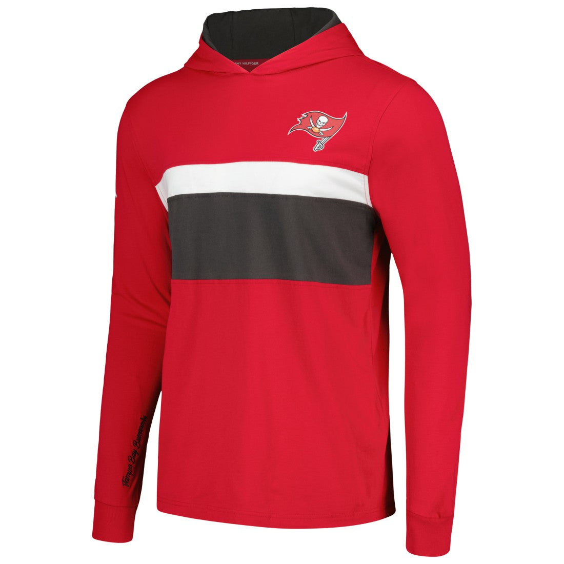 Tampa Bay Buccaneers Tommy Hilfiger Morgan Long Sleeve Hoodie T-Shirt - Red - NFL