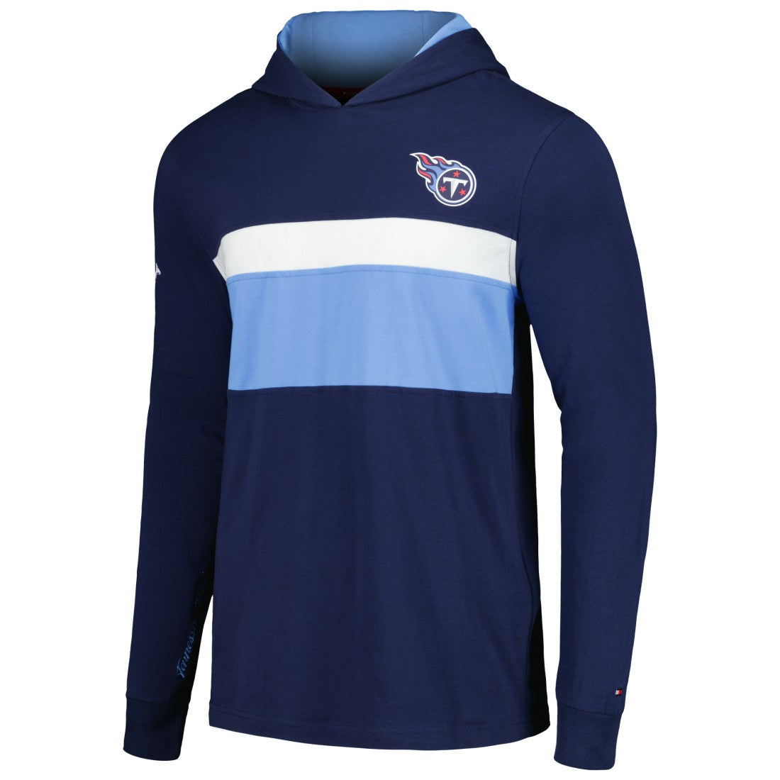 Tennessee Titans Tommy Hilfiger Morgan Long Sleeve Hoodie T-Shirt - Navy - NFL