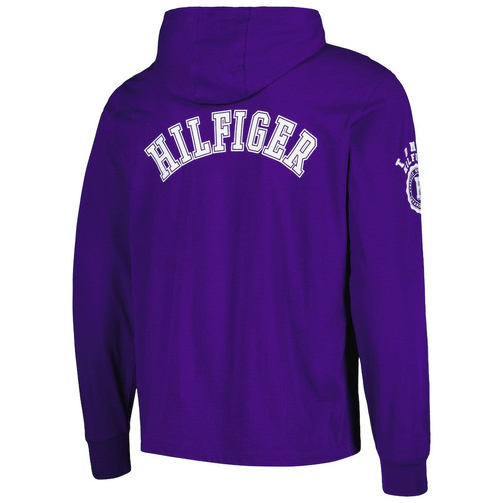 Minnesota Vikings Tommy Hilfiger Morgan Long Sleeve Hoodie T-Shirt - Purple - NFL
