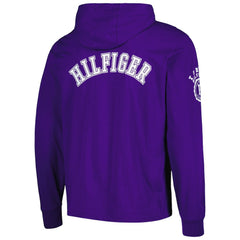 Minnesota Vikings Tommy Hilfiger Morgan Long Sleeve Hoodie T-Shirt - Purple - NFL