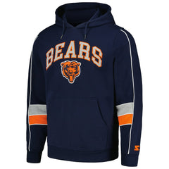Chicago Bears Starter Captain Pullover Hoodie - Navy - NFL