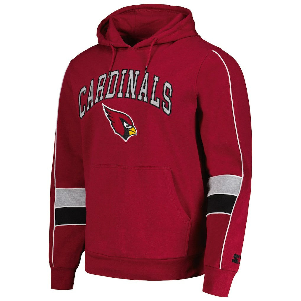 Arizona Cardinals Starter Captain Pullover Hoodie - Cardinal - NFL