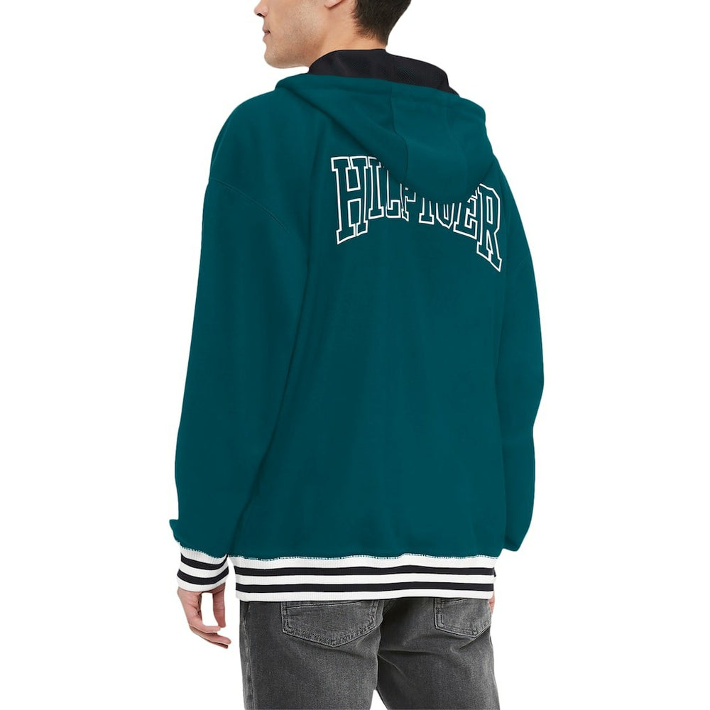 Philadelphia Eagles Tommy Hilfiger Midnight Aaron Quarter-Zip Hoodie - Green - NFL