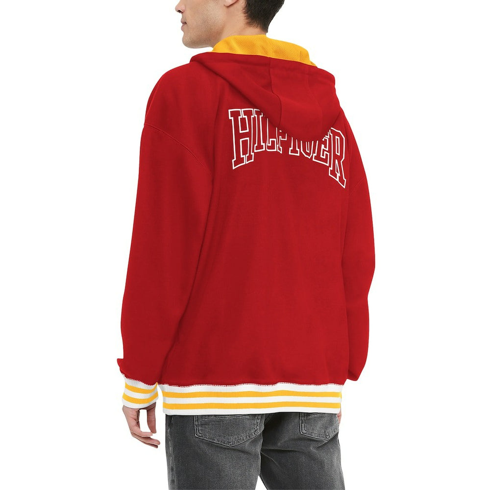 Kansas City Chiefs Tommy Hilfiger Aaron Quarter-Zip Hoodie - Red - NFL