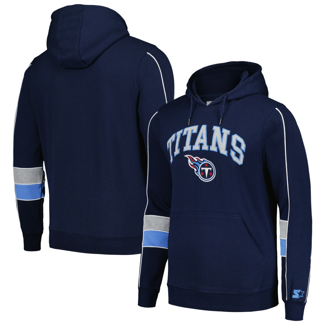 Tennessee Titans Starter Captain Pullover Hoodie - Navy - NFL