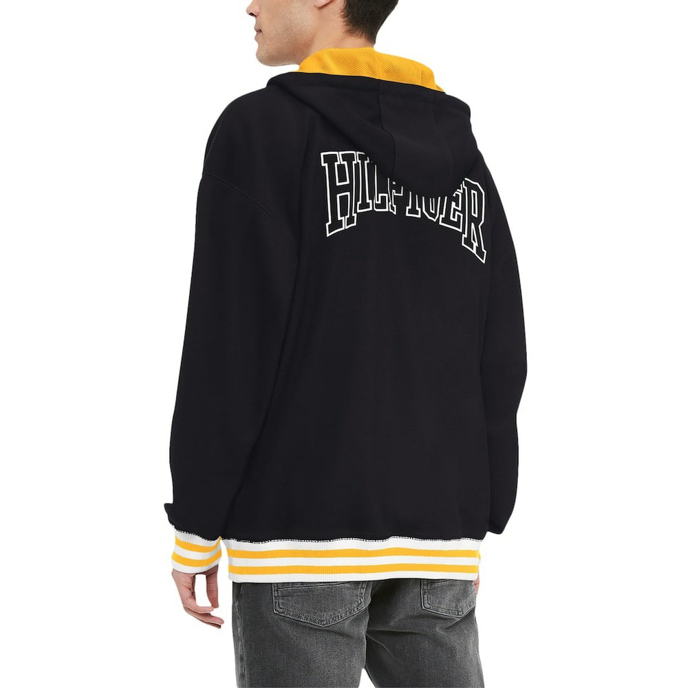 Pittsburgh Steelers Tommy Hilfiger Aaron Quarter-Zip Hoodie - Black - NFL
