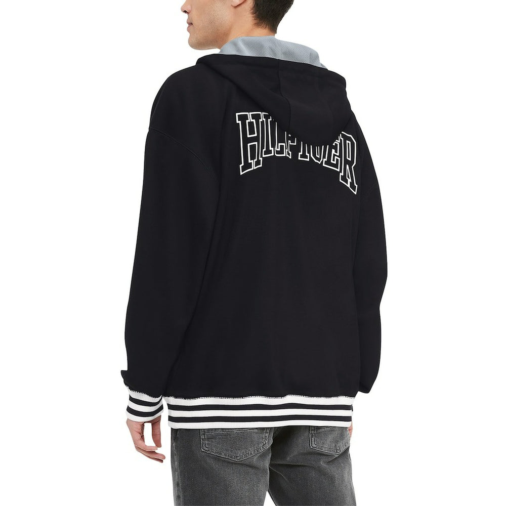 Las Vegas Raiders Tommy Hilfiger Aaron Quarter-Zip Hoodie - Black - NFL