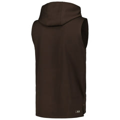 Cleveland Browns MSX by Michael Strahan Marathon Sleeveless Pullover Hoodie - Brown - NFL
