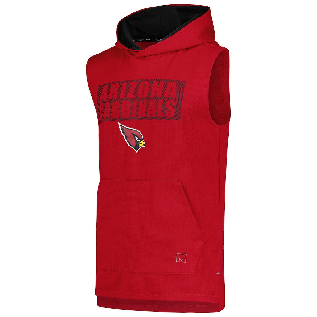Arizona Cardinals MSX by Michael Strahan Marathon Sleeveless Pullover Hoodie - Cardinal - NFL