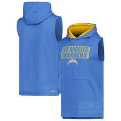 Los Angeles Chargers MSX by Michael Strahan Marathon Sleeveless Pullover Hoodie - Powder Blue - NFL