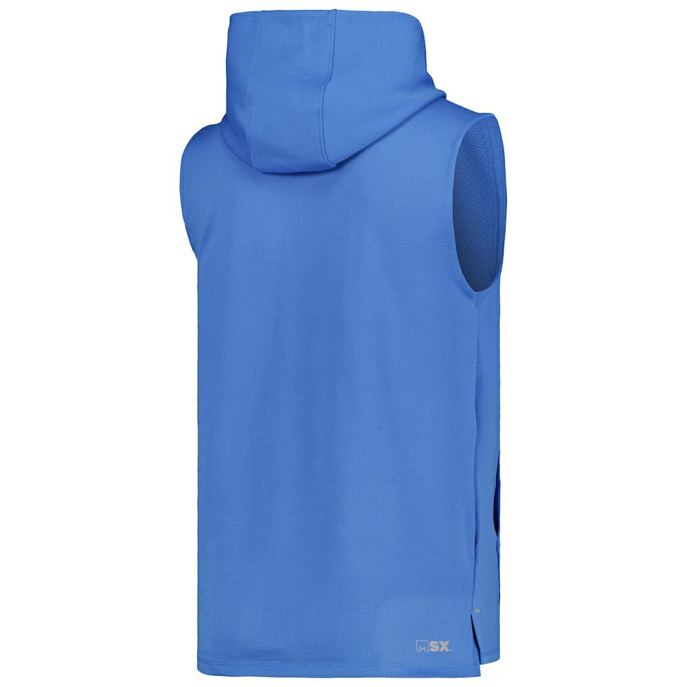 Los Angeles Chargers MSX by Michael Strahan Marathon Sleeveless Pullover Hoodie - Powder Blue - NFL