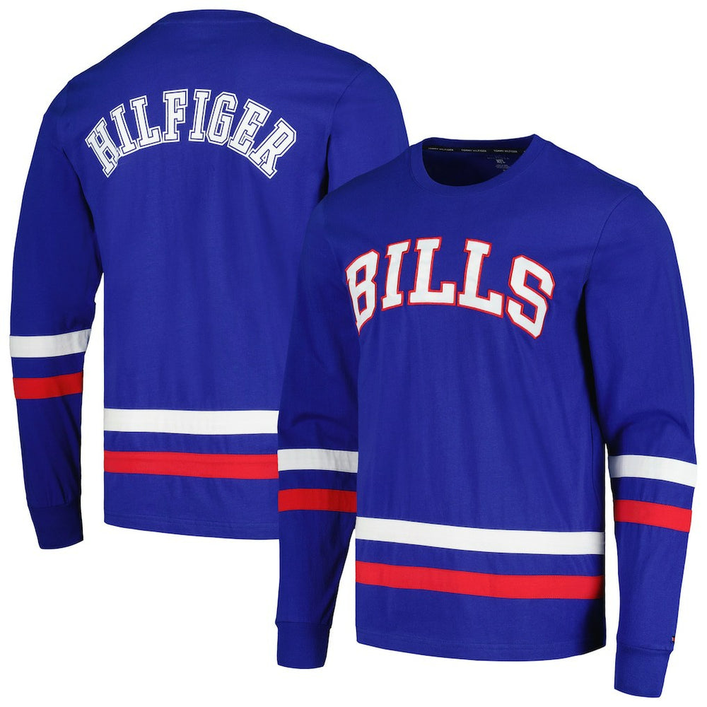 Buffalo Bills Tommy Hilfiger Nolan Long Sleeve T-Shirt - Royal/Red - NFL