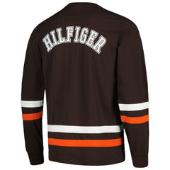 Cleveland Browns Tommy Hilfiger Nolan Long Sleeve T-Shirt - Brown/Orange - NFL
