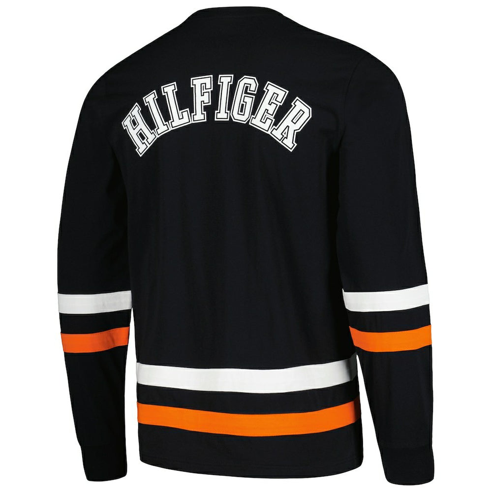 Cincinnati Bengals Tommy Hilfiger Nolan Long Sleeve T-Shirt - Black/Orange - NFL