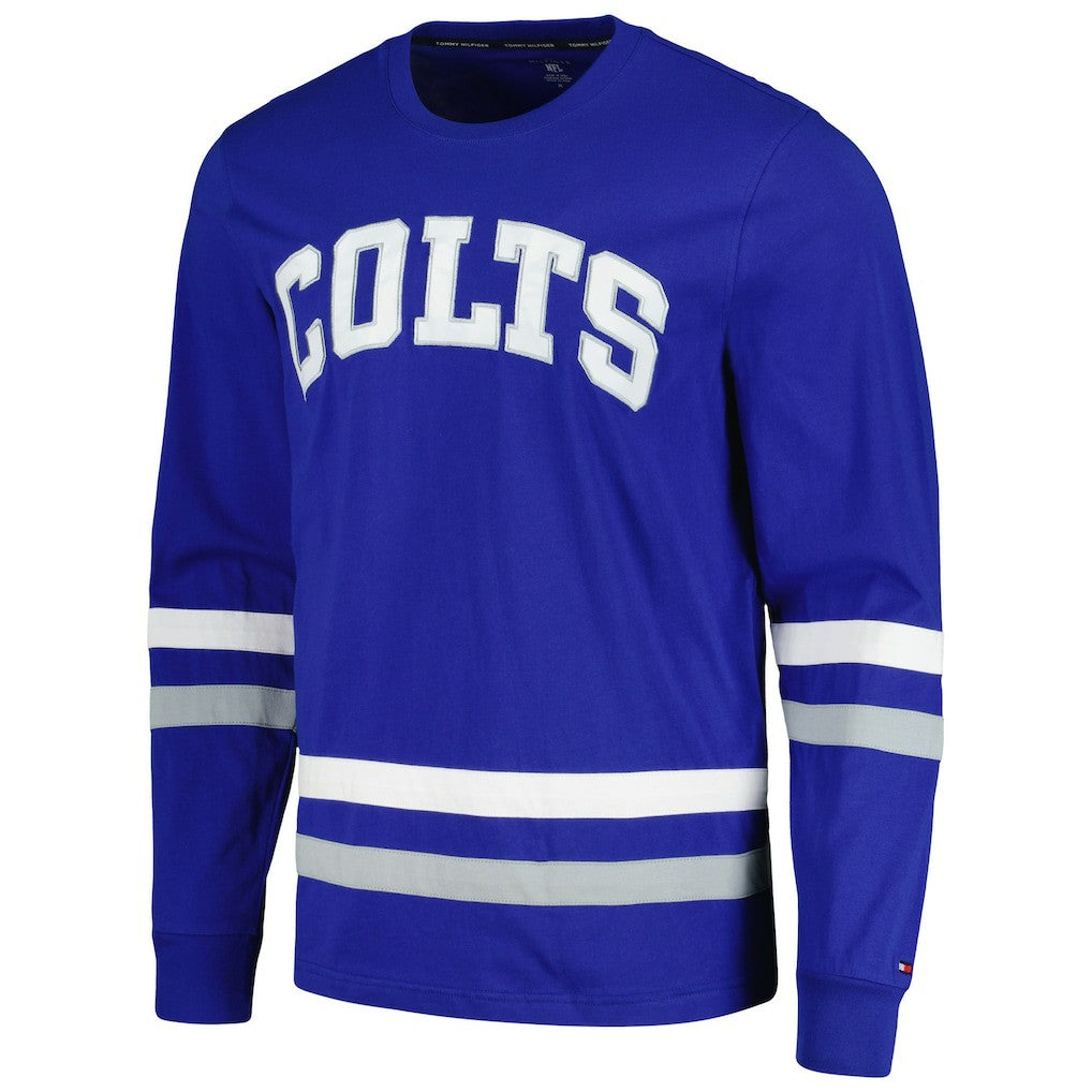 Indianapolis Colts Tommy Hilfiger Nolan Long Sleeve T-Shirt - Royal/Gray - NFL