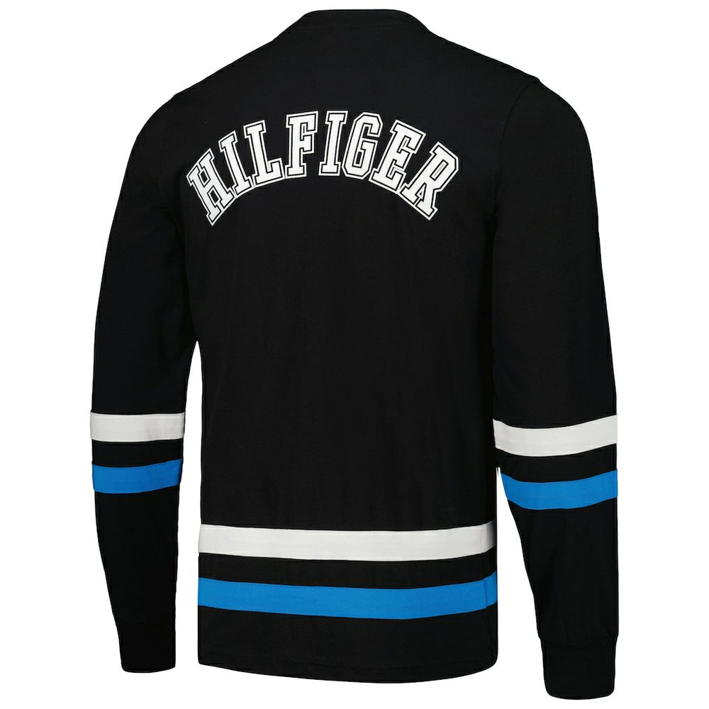 Carolina Panthers Tommy Hilfiger Nolan Long Sleeve T-Shirt - Black/Blue - NFL