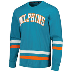 Miami Dolphins Tommy Hilfiger Nolan Long Sleeve T-Shirt - Aqua/Orange - NFL