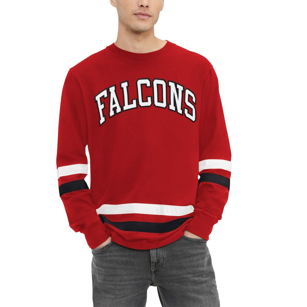 Atlanta Falcons Tommy Hilfiger Nolan Long Sleeve T-Shirt - Red/Black - NFL