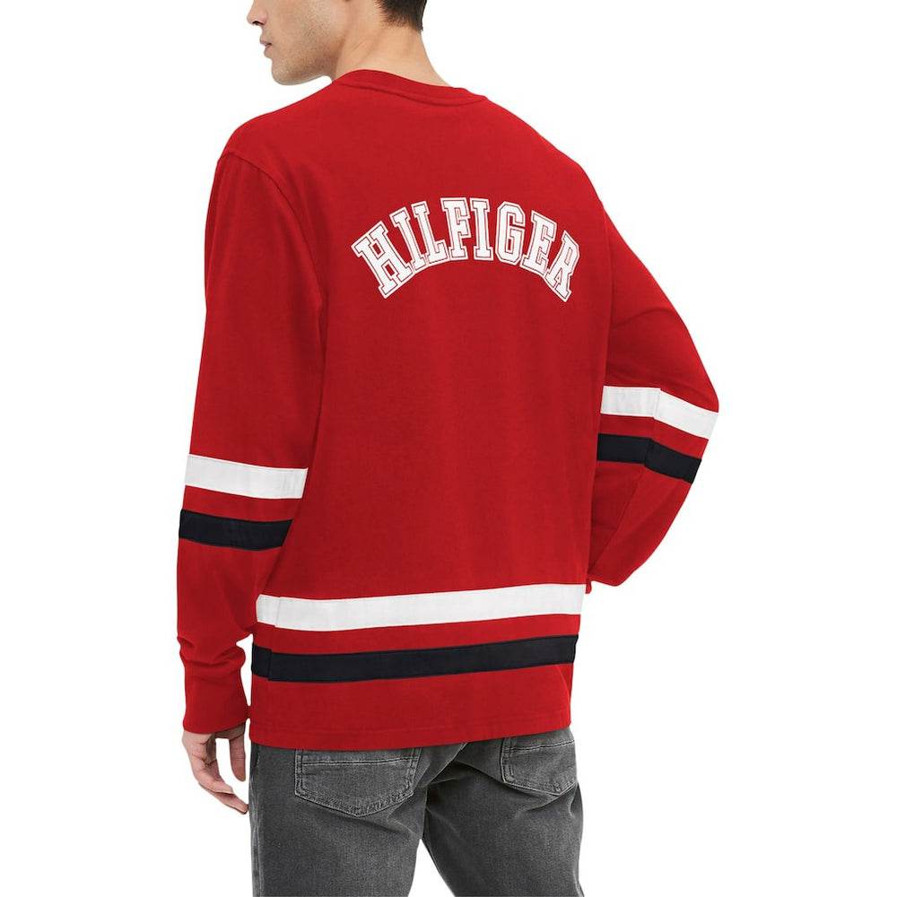 Atlanta Falcons Tommy Hilfiger Nolan Long Sleeve T-Shirt - Red/Black - NFL