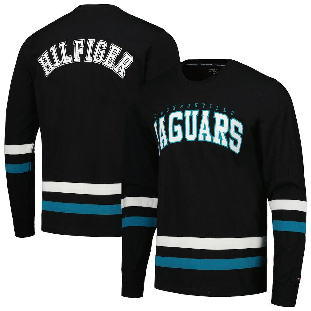 Jacksonville Jaguars Tommy Hilfiger Nolan Long Sleeve T-Shirt - Black/Teal - NFL