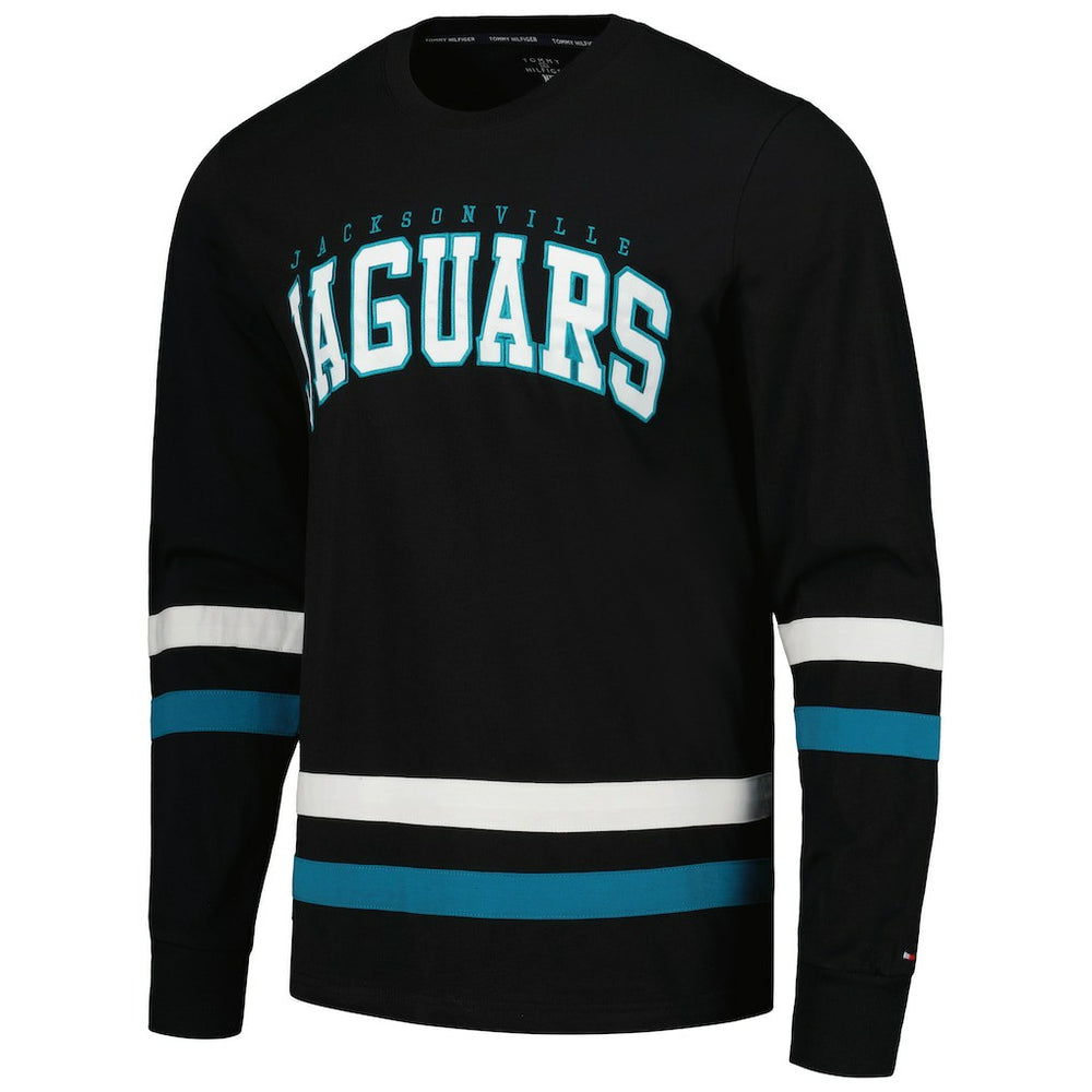 Jacksonville Jaguars Tommy Hilfiger Nolan Long Sleeve T-Shirt - Black/Teal - NFL
